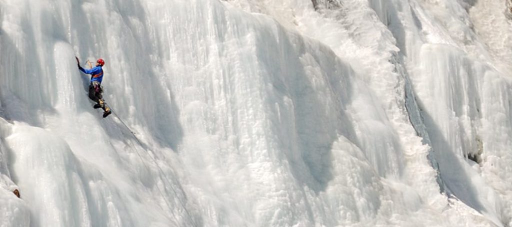 Escalada hielo